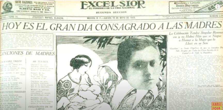 Publicaciones de Excélsior en Día de las Madres