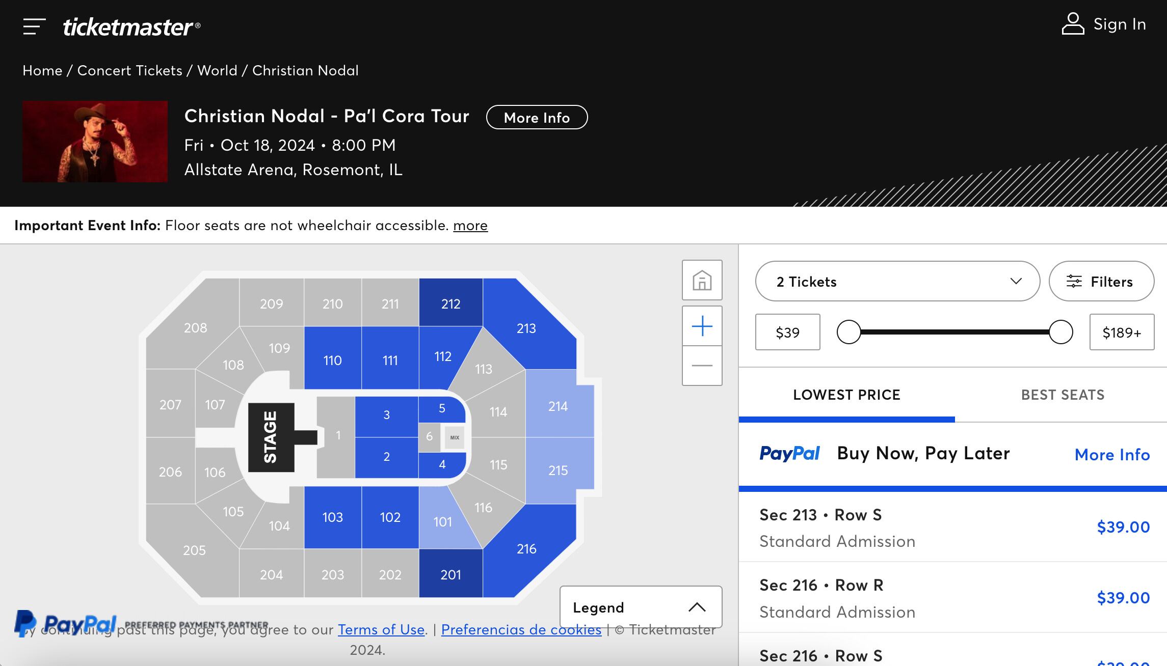 Boletos para los conciertos de Christian Nodal en Estados Unidos
