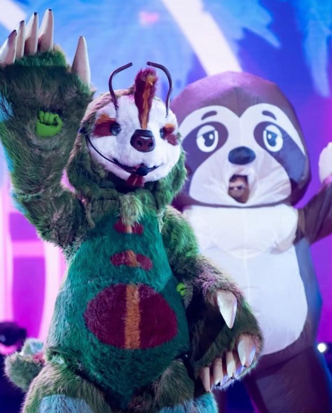 Erik Rubín como Perezoso en ¿Quién es la Máscara?