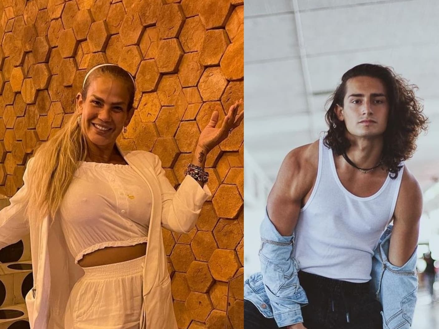 Niurka y su hijo Emilio Osorio.