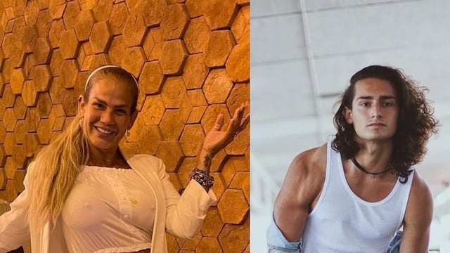 Niurka y su hijo Emilio Osorio.