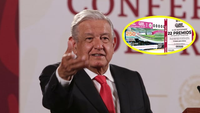 AMLO y el sorteo del 15 de Septiembre