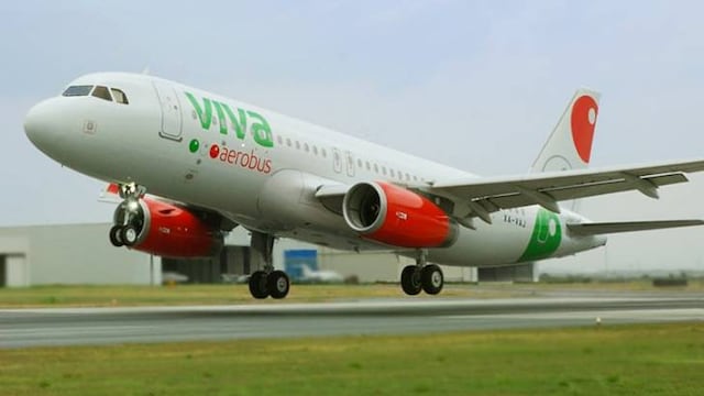 Avión de Viva Aerobus.