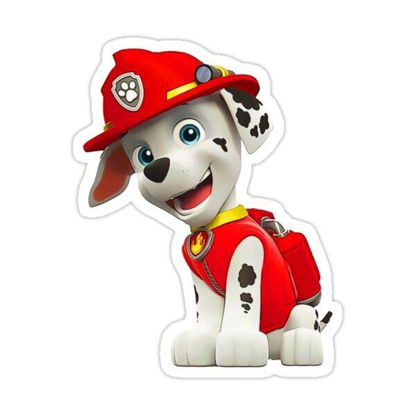 Stickers de Marshall de Paw Patrol para descargar