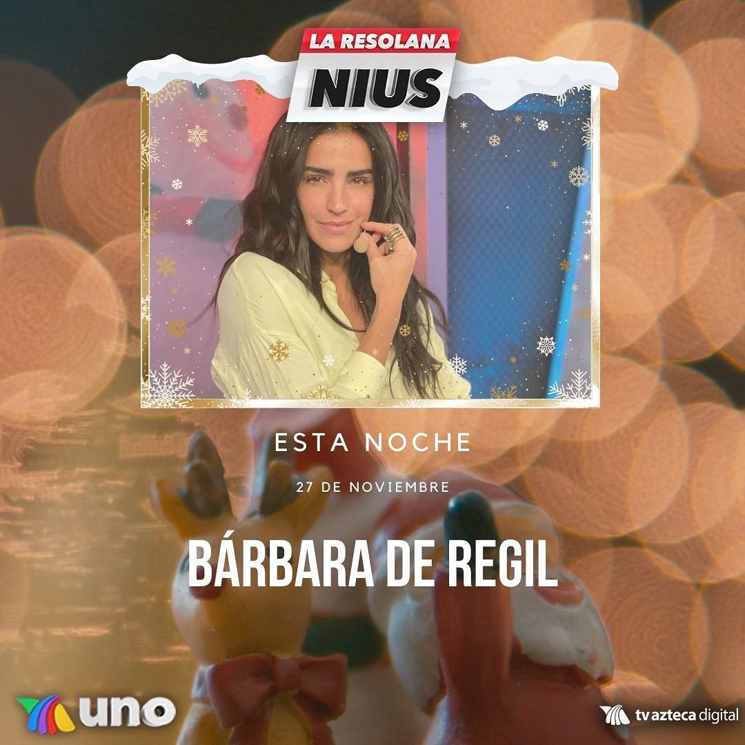 Bárbara de Regil fue al programa del Capi Pérez en 2021.