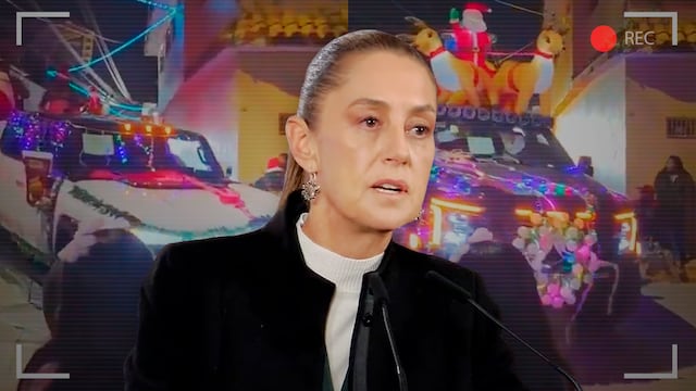 Claudia Sheinbaum habla de caravana navideña de Los Tlacos
