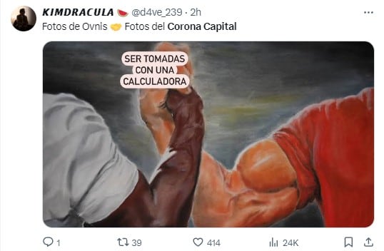 Memes por las pistas del Corona Capital 2024