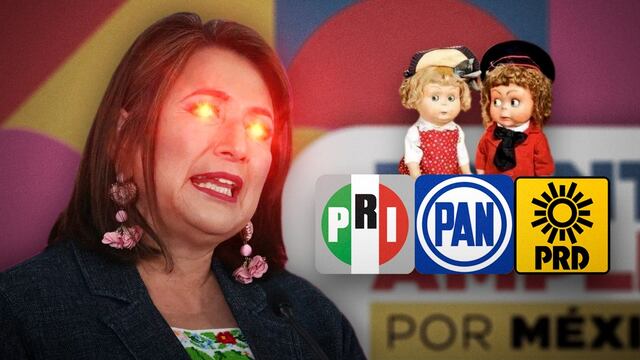 Xóchitl Gálvez sin dirigentes de PAN, PRI, PRD