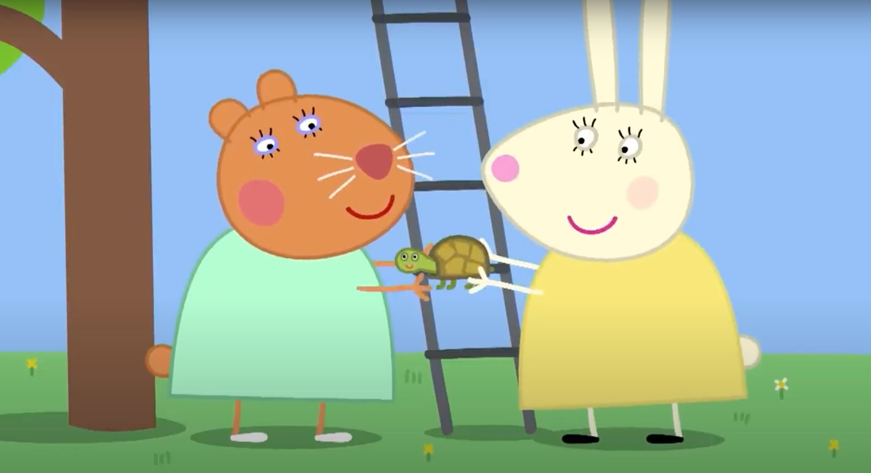 Los trabajos de la Señorita Liebre en Peppa Pig