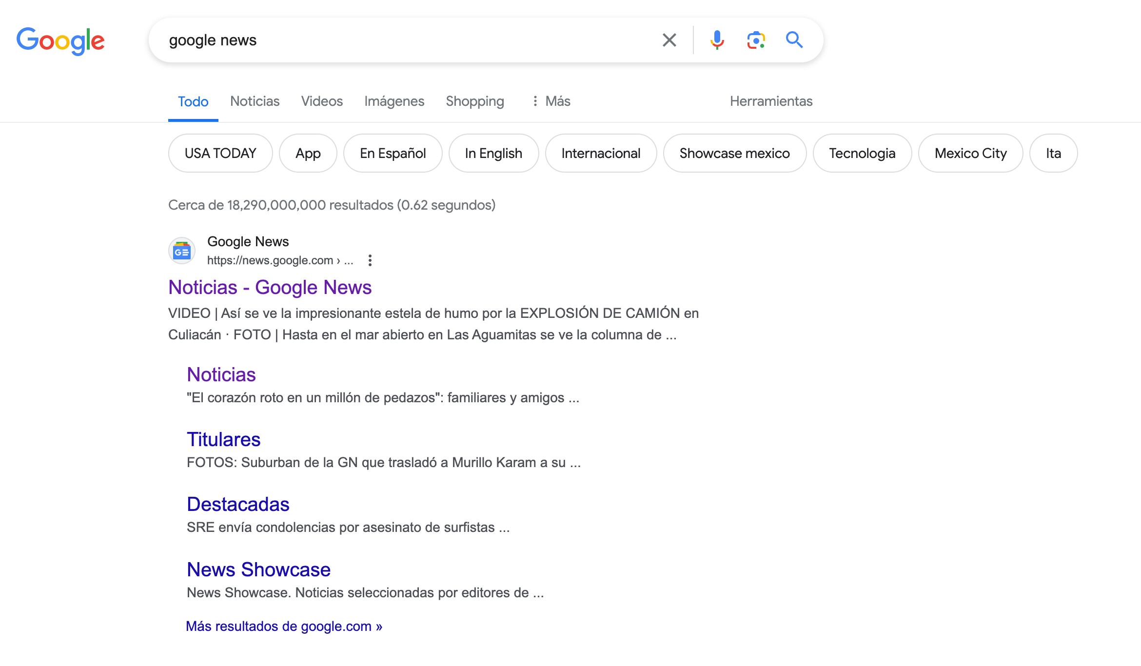 Paso 1 para seguir a SDPnoticias en Google Noticias