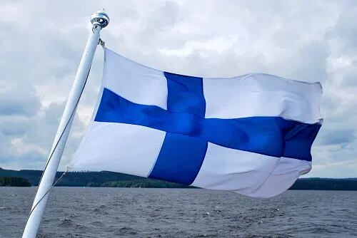 Bandera de Finlandia/internet