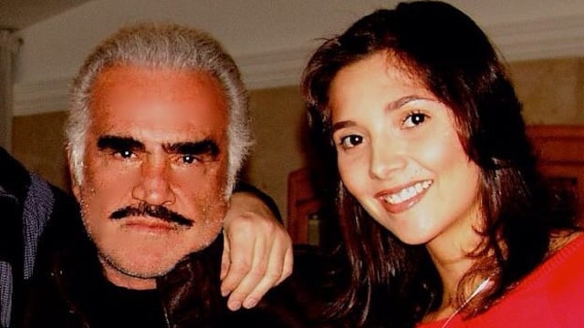 Vicente Fernández y Alejandra Fernández