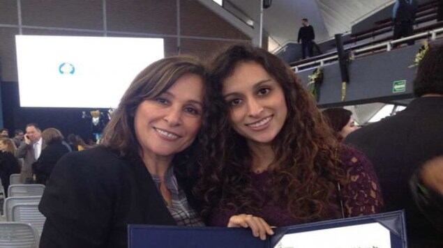 Rocío Nahle y su hija