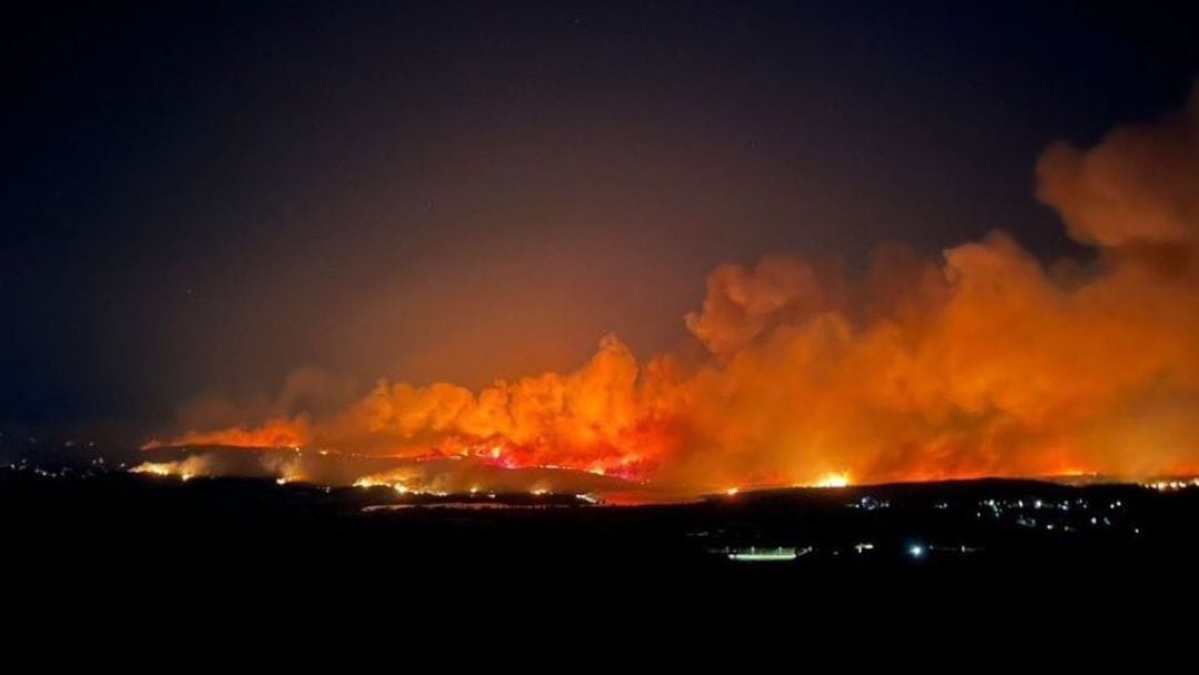 Incendio en Grecia