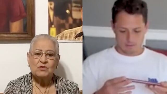 Chicharito Hernández y su abuela