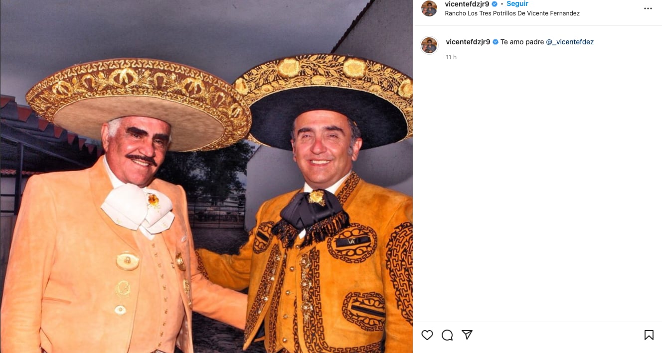 Vicente Fernández Jr. y Vicente Fernández
