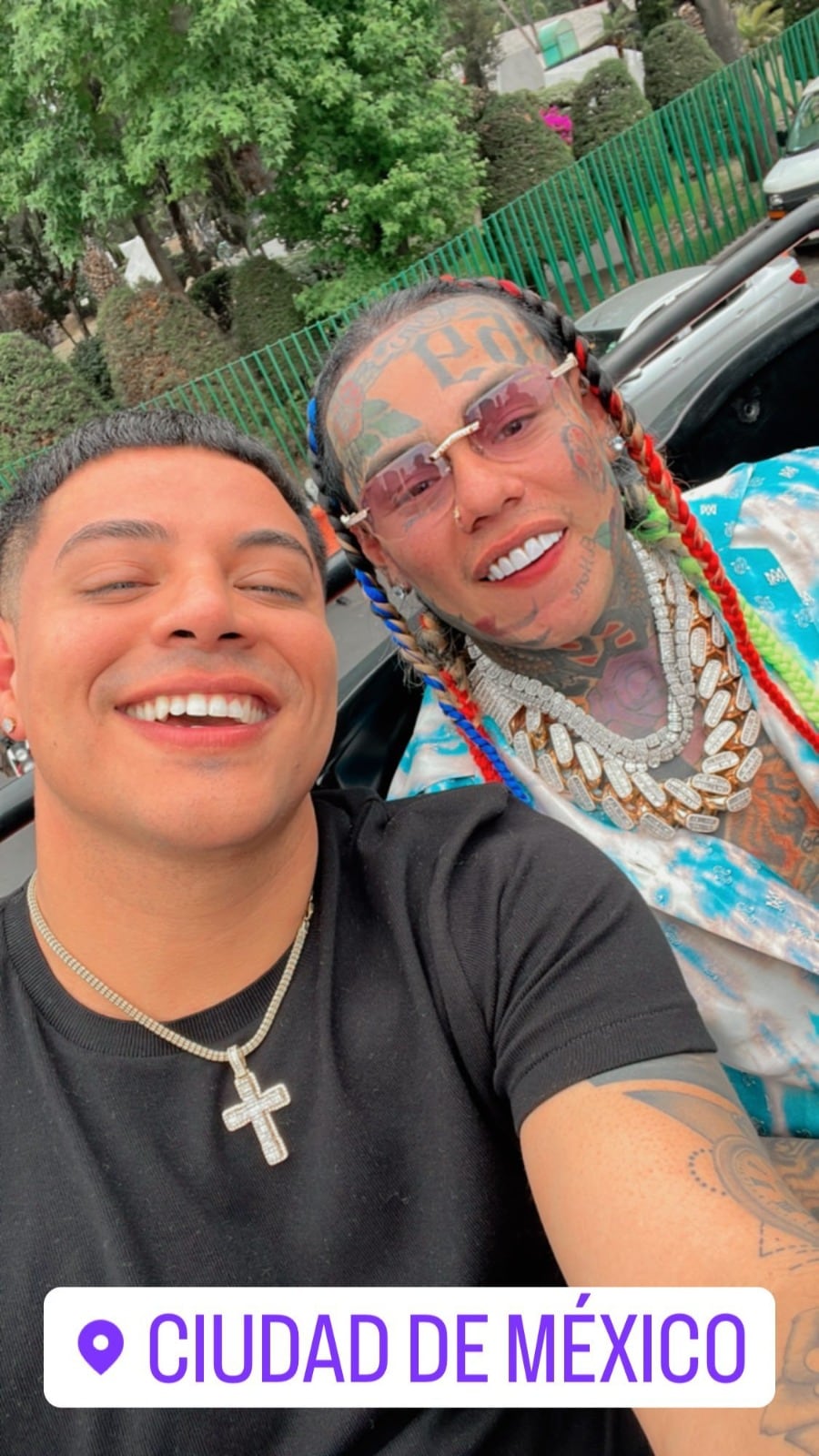 6ix9ine y Eduin Caz