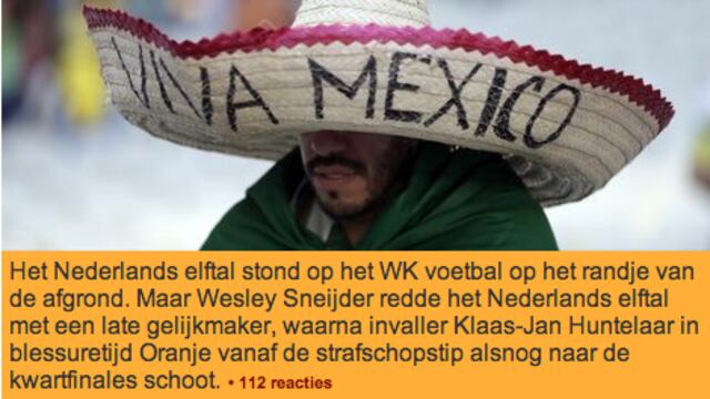 "Adiós amigos" titula el principal diario holandés