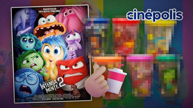 Los vasos coleccionables de Intensamente 2 en Cinépolis, ¿ya tiene precio y fecha de lanzamiento?