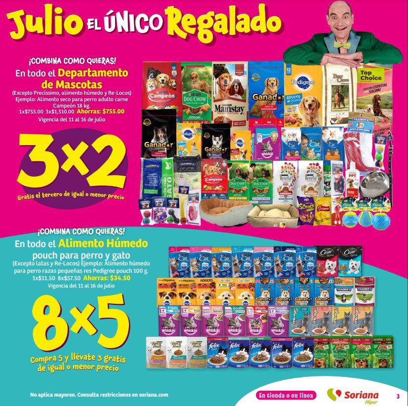 Ofertas Julio Regalado Soriana 11 a 17 de julio 2024