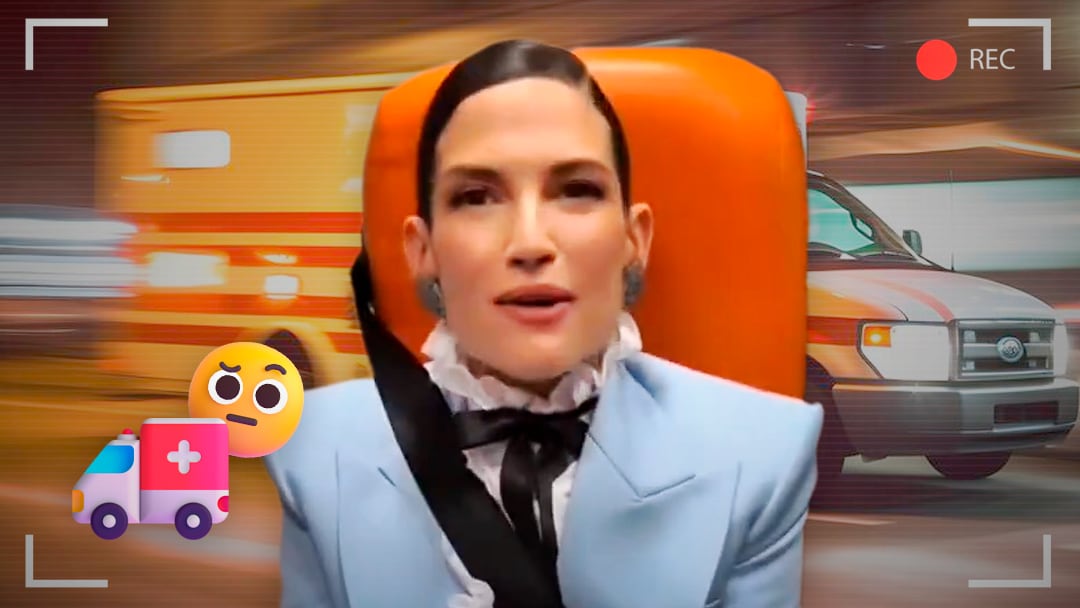 Natalia Jiménez se lleva críticas por usar ambulancia para abrirse paso en la CDMX.