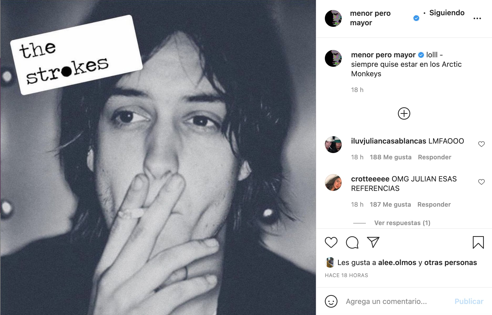Julian Casablancas recrea álbum de Arctic Monkeys