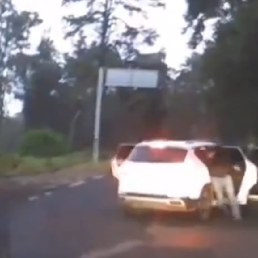 Video muestra intento de asalto en la México–Cuernavaca a plena luz del día