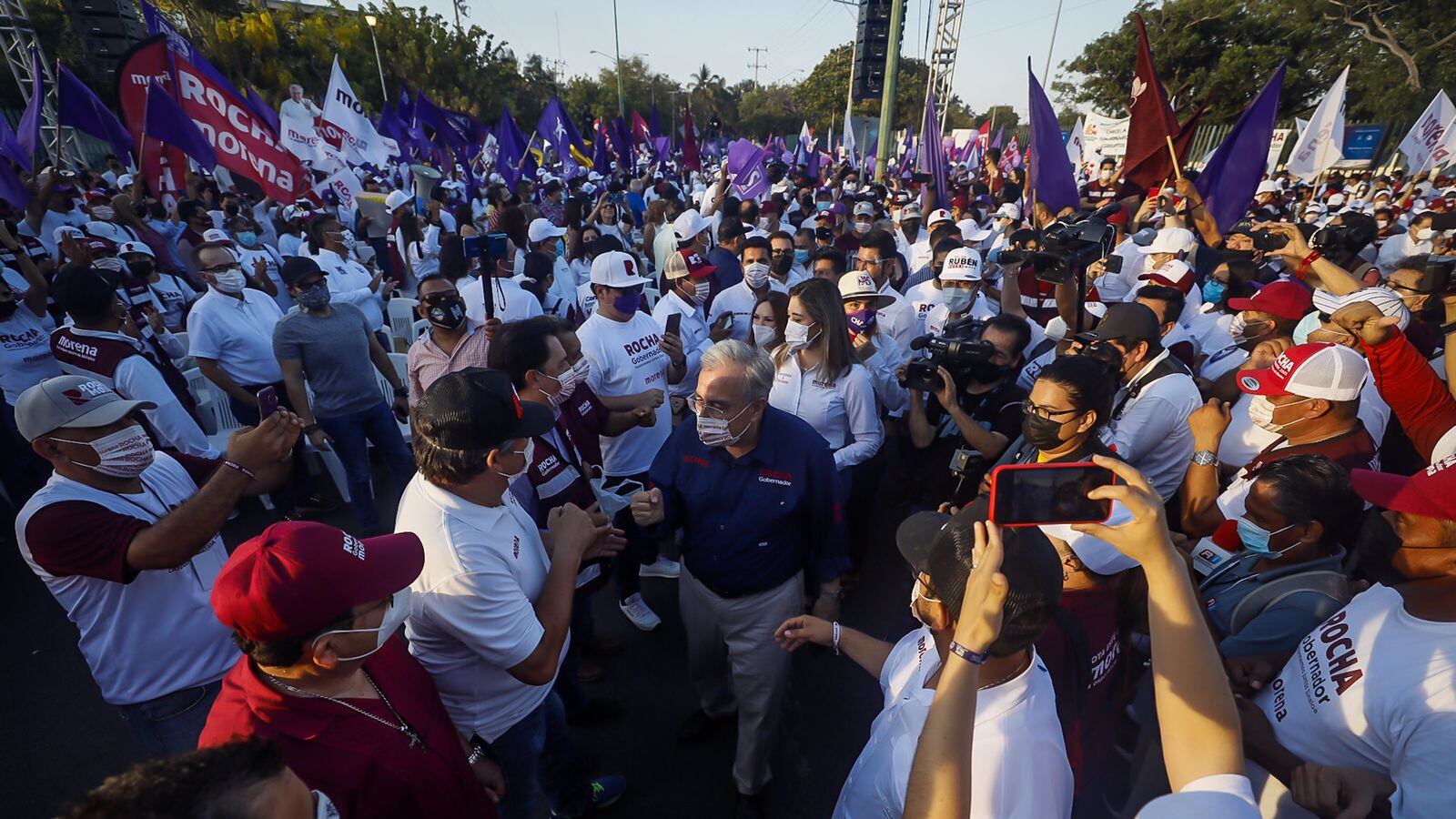 Elección Sinaloa 2021: Rubén Rocha Moya encabeza cierre de campaña en Mazatlán