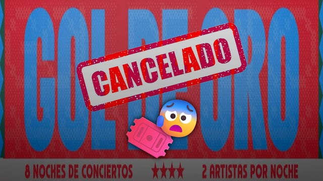 Los conciertos del Festival Gol de Oro fueron cancelados y desaparecieron de Ticketmaster sin explicación oficial previa