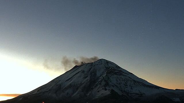 Volcán Popocatépetl el 24 de noviembre