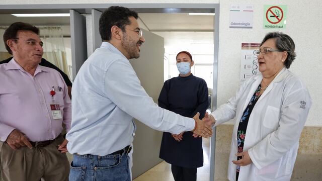 Martí Batres, director del ISSSTE, visitó hospitales en Tamaulipas