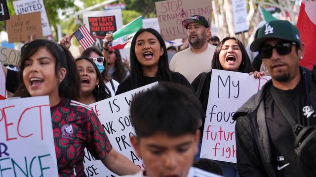 Protestas contra ICE en Oxnard, Estados Unidos