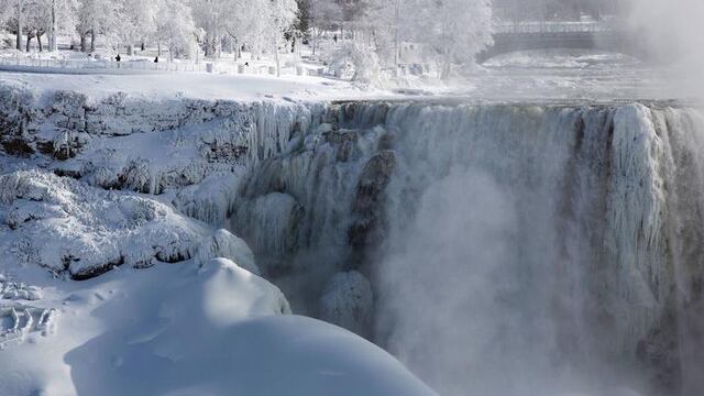 niagara falls snow