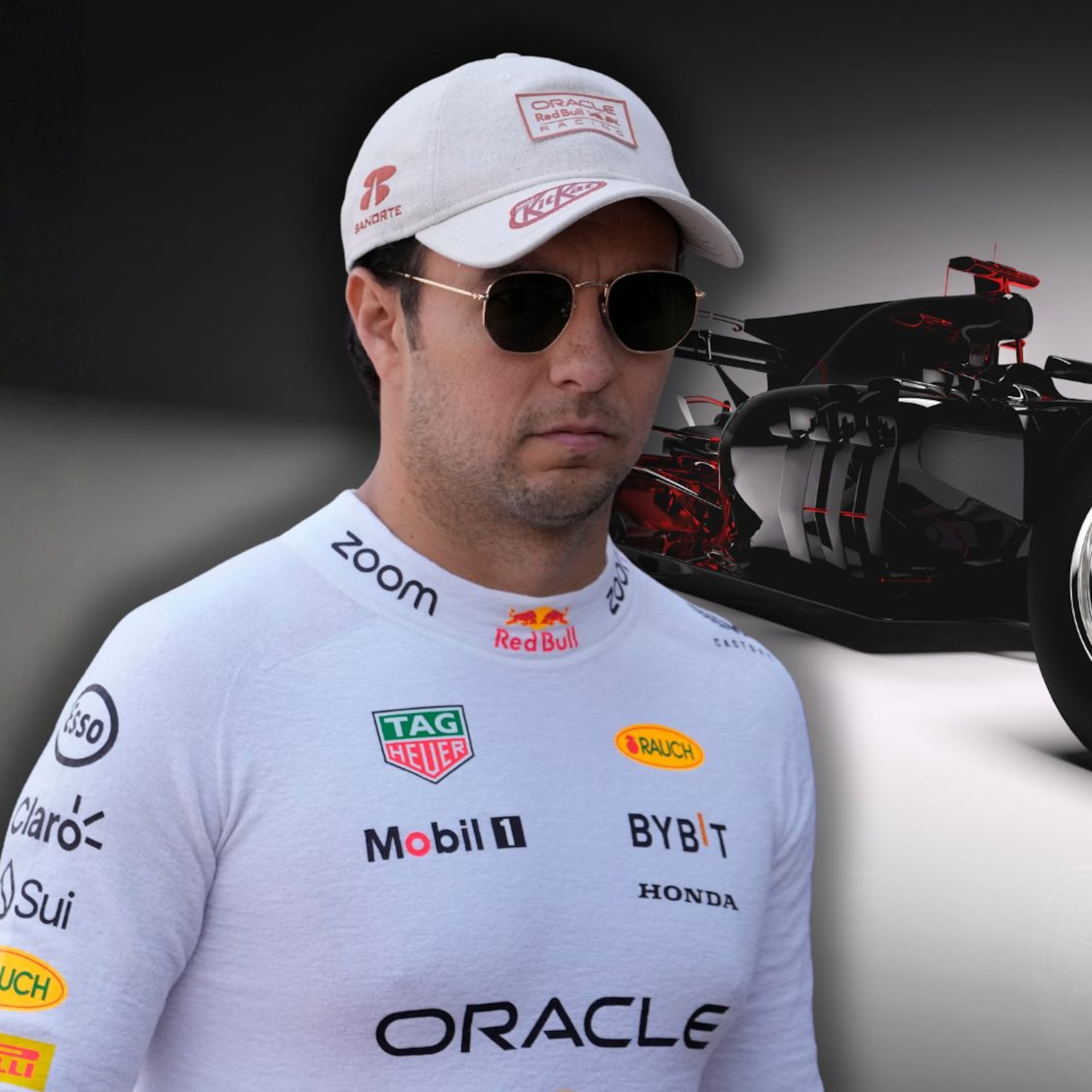 Revelan el coche que usará Checo Pérez antes de su debut con Cadillac en la Fórmula 1