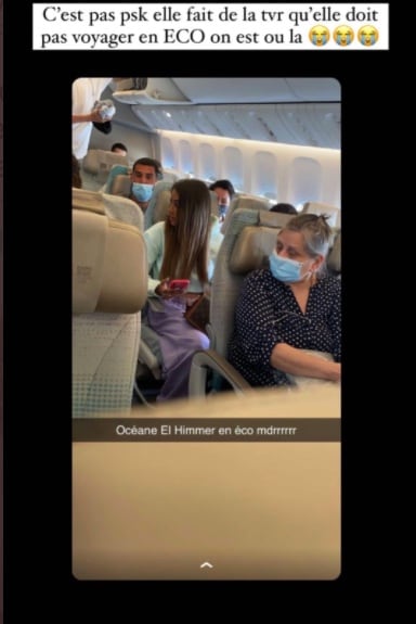 'Influencer' en clase de turista