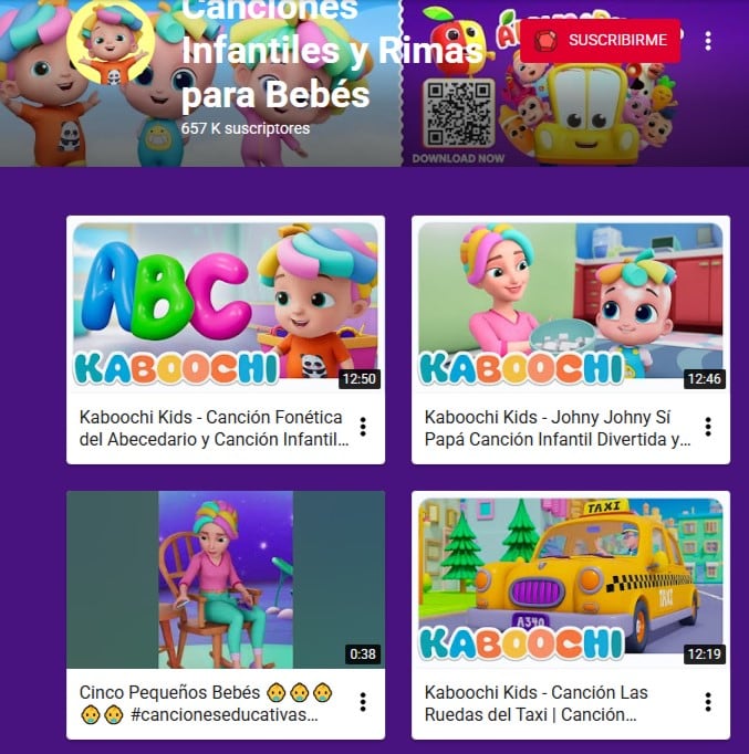 Canales seguros y divertidos en YouTube Kids