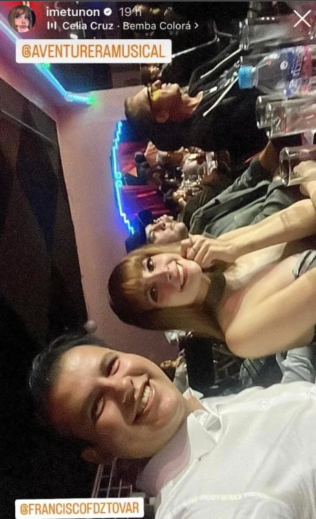 Imelda Garza Tuñón es captada besándose con Francisco Fernández Tovar, su supuesto nuevo novio