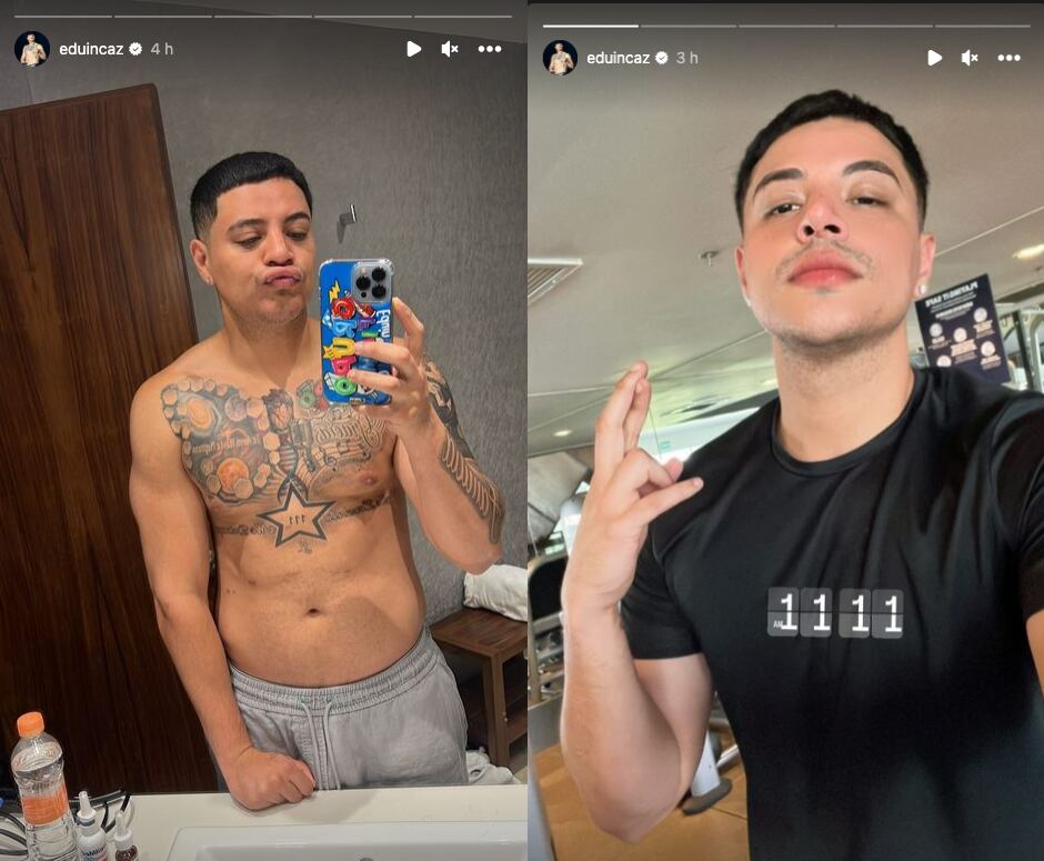 Eduin Caz se muestra brillando tras su separación