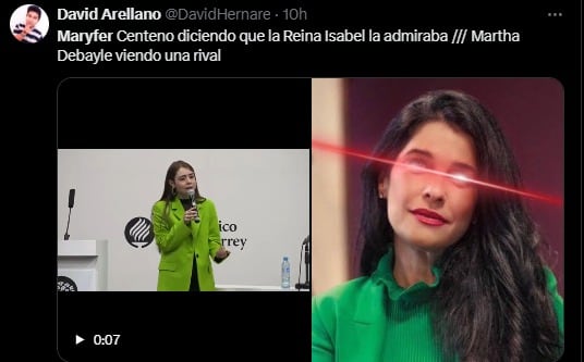 Memes de Maryfer Centeno en el Tec de Monterrey y la reina Isabel