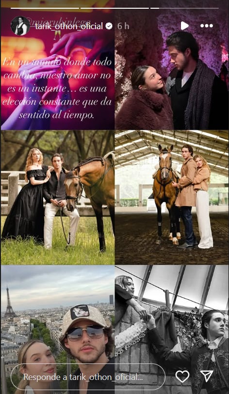 Tarik Othón le dedica un mensaje a Mía Rubín por su aniversario