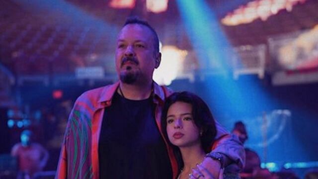 Pepe Aguilar y Ángela Aguilar.