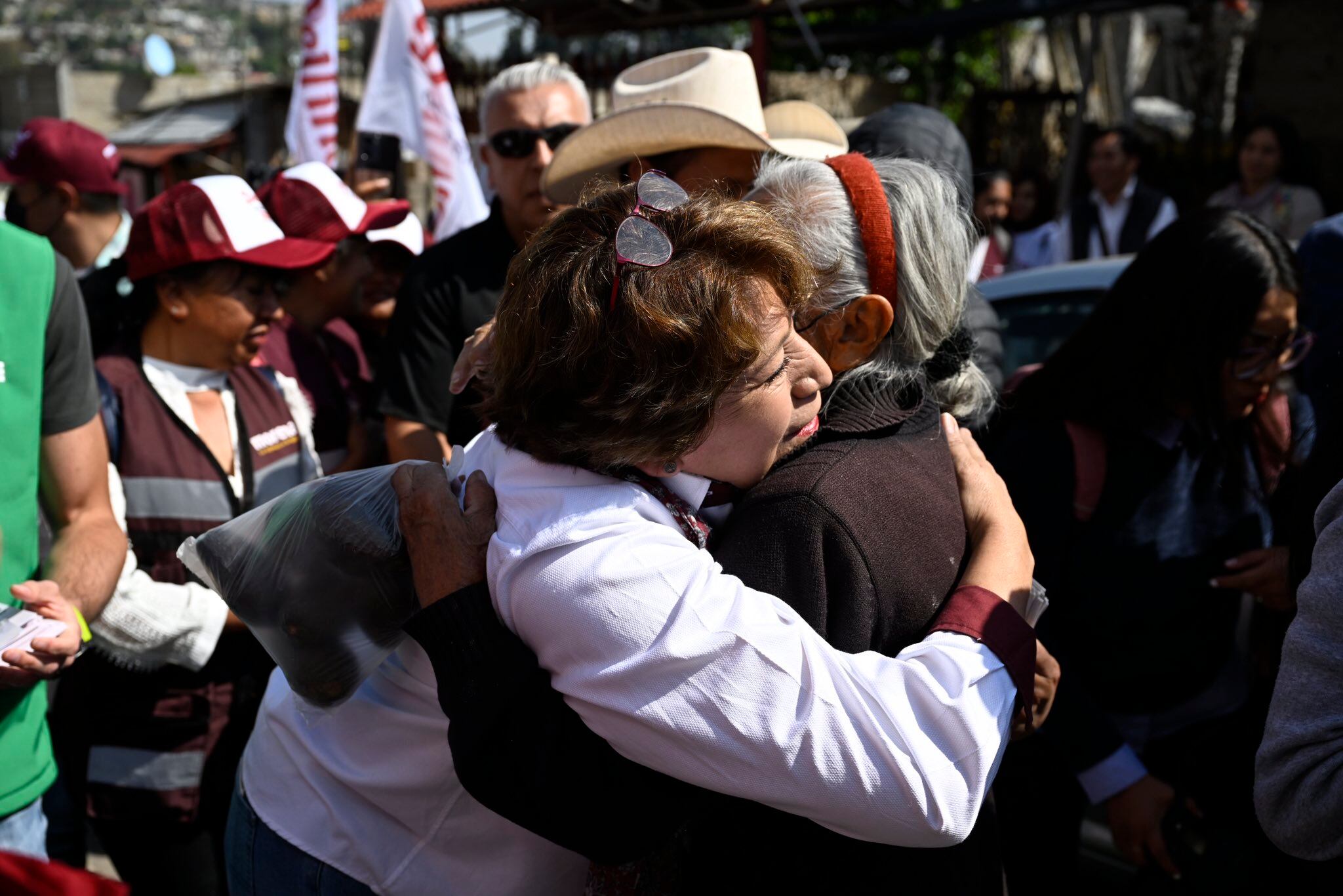 DELFINA GÓMEZ VISITÓ EL MUNICIPIO DE ISIDRO FABELA, EDOMEX