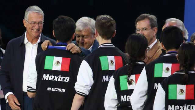 Andrés Manuel López Obrador en el Mundial de Robótica 2018 First Global Challenge
