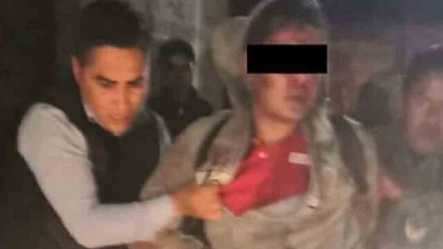 Policías detuvieron al sujeto y lo llevaron al MP.