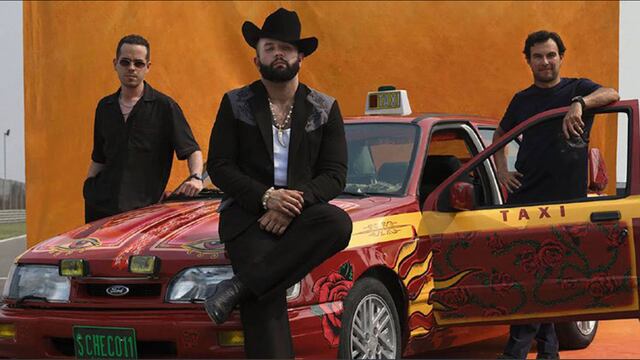 Checo Pérez con Calín León en video musical