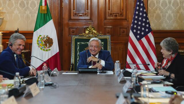 AMLO recibió a congresistas de Estados Unidos en Palacio Nacional