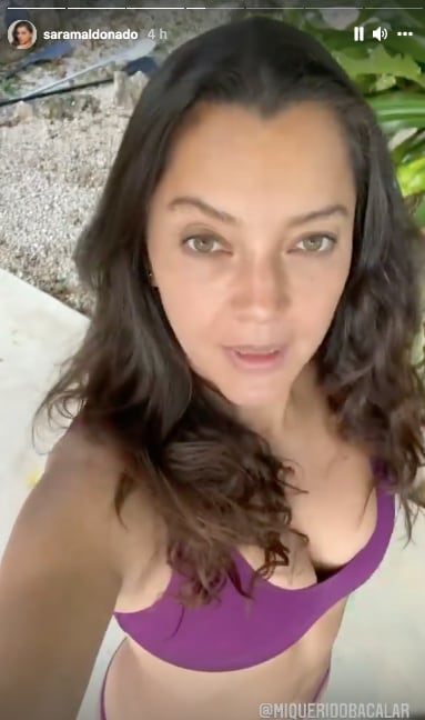Sara Maldonado en bikini