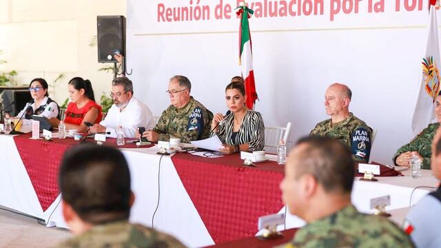 Evelyn Salgado encabeza reunión para informar sobre daños en Guerrero