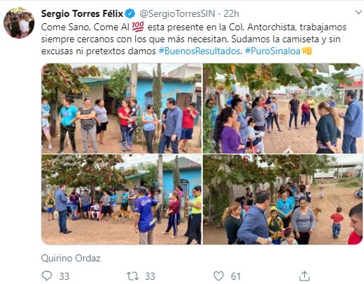 Repartiendo despensas