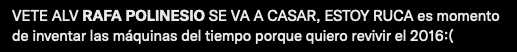 Rafa Polinesio se va a casar; esta es la reacción.